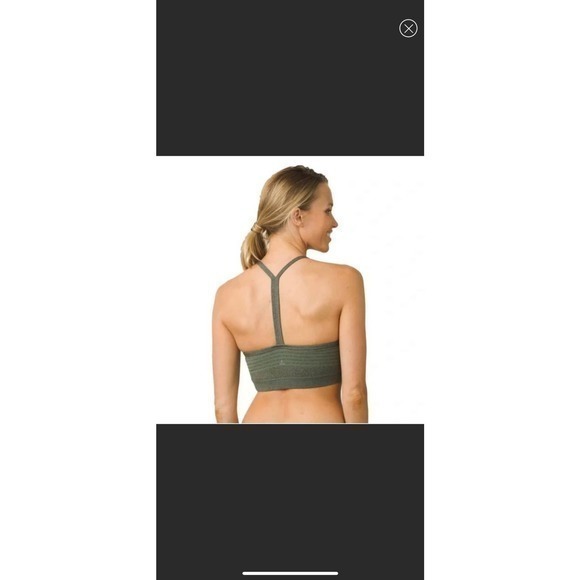 prAna Other - Prana Alois T-Strap Sports Bra Bralette High Neck Racerback Sz M